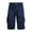 Navy, variant on Men's Capri Pants Cargo Long Shorts Quick Dry Lightweight Solid Color Multiple Pockets Workwear Straps Shorts Olive Green