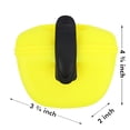thumbnail image 4 of tamizeot Pets Training Silicone Waist Bag Hands-free Portable Feeding Storage Pouch Container Practicing Package Food Bags Yellow 1Set, 4 of 6