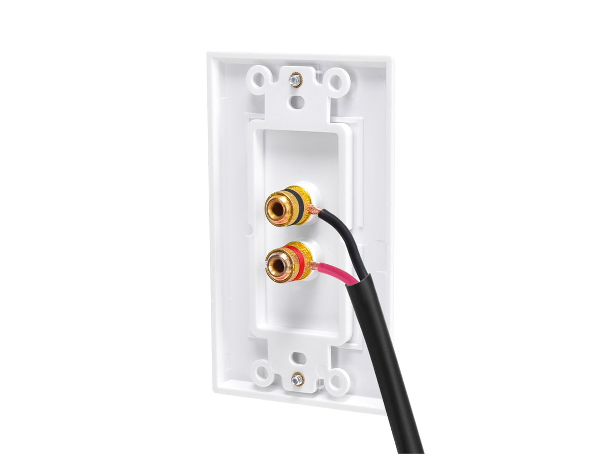 Monoprice Speaker Wire, CL2 Rated, 2-Conductor, 12AWG, 50ft, Black