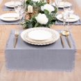 thumbnail image 4 of HOMEIORA 4 Pack Cloth Napkins, Cotton Linen Dinner Napkins, 18" x 18" Napkins Cloth Washable, Soft, Durable, Absorbent - Gray, 4 of 4