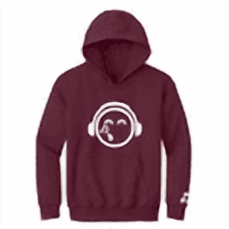 Unisex Music Headphones Graphic Hoodie, Pullover Long Sleeve Fleece Sweatshirt with Front Pocket