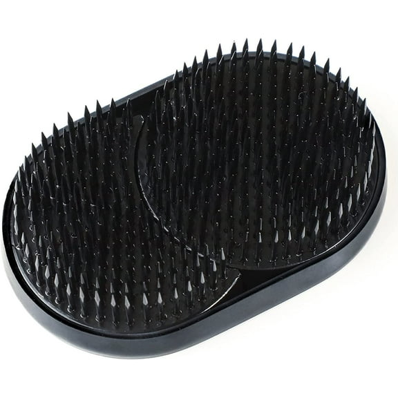 Wazakura Sun and Moon Ikebana Kenzan Black Made in Japan 3.6x2.32x0.92 Inch