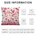 thumbnail image 5 of Nawypu Valentines Pillow Covers,Pink Love Heart Throw Pillows Case,Valentine's Day Anniversary Decorative Square Cushion Covers Farmhouse Outdoor Decor for Home Sofa Bed, 5 of 5
