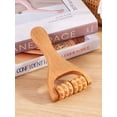 thumbnail image 3 of Wooden Roller Massager Therapy Body Massager Face Shoulder Neck Hand Push Rolling Massager Body Soothing Relaxing Massage Tools, 3 of 6