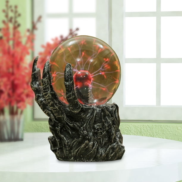 Lámpara de bolas de noche luminosa con toque de mano de calavera, adorno de mesa de Navidad (S0123)