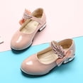 thumbnail image 3 of LNMQLPDBS Toddler Shoes Girl Satin Bowknot Decoration Adjustable Band Low Heels Dress Shoes Comfort Dressy Princess Shoes Little Big Kids Flower Girl Shoes for Party Dance and Wedding, 3 of 9