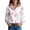 D-Pink, variant on 2026 Women Heart Print Shirts Long Sleeve Lapel Half Button Work Commute Pullover Tops Valentine's Day