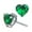 C, variant on YYKihy Fashionable Mini Heart Shaped Zircon Earrings With Women's Hearts Colorful And Earrings Heart Shaped Earrings With Their Cute Heart Shaped Shape Symbolize Love And Warm