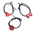 thumbnail image 2 of 3 piezas señoras niños niña banda de goma elástica lazo para el cabello soporte de cola de caballo banda cuerda Scrunchies Zulema Banda de goma elástica para el cabello, 2 of 8