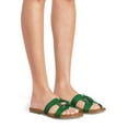 thumbnail image 3 of Time and Tru Women's Hardware Slide Sandals, 3 of 8