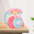 thumbnail image 1 of Cartoon Telephone Toy Development Leaning Machine Gift Chinese English Bilingual Light Red, 1 of 7