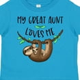 thumbnail image 4 of Inktastic My Great Aunt Loves Me Cute Sloth and Baby Boys or Girls Toddler T-Shirt, 4 of 5