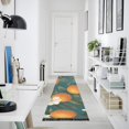 thumbnail image 4 of Yayeee Runner Rug for Bedroom 2'x6' Machine Washable Hallway Non Slip Mat, Retro Floral Orange, 4 of 8