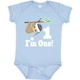 thumbnail image 3 of Inktastic First Birthday Sloth 1 Year Old Boys or Girls Baby Bodysuit, 3 of 5