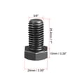 thumbnail image 2 of 5/8"-11x1" Hex Bolts Carbon Steel Black 2 Pack, 2 of 3