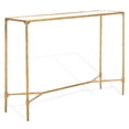 thumbnail image 4 of Safavieh Isabellina Iron and Glass Console Table in Brass / Clear, 4 of 9