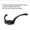 thumbnail image 5 of Stainless Steel Wall Hooks Robe Hooks DIY Closets Hangers Home Storage Holder, Black, 5 of 7