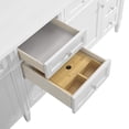 thumbnail image 2 of James Martin Vanities 655-V84-3Wz Brittany 84" Free Standing Double Basin Poplar Wood, 2 of 7