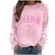 thumbnail image 1 of TaTaai Hoodies Shirts for Women Early Fall Long Sleeve Tops Vintage Graphic Outfits Tops Fashion Pullover Tees Gift, 1 of 5