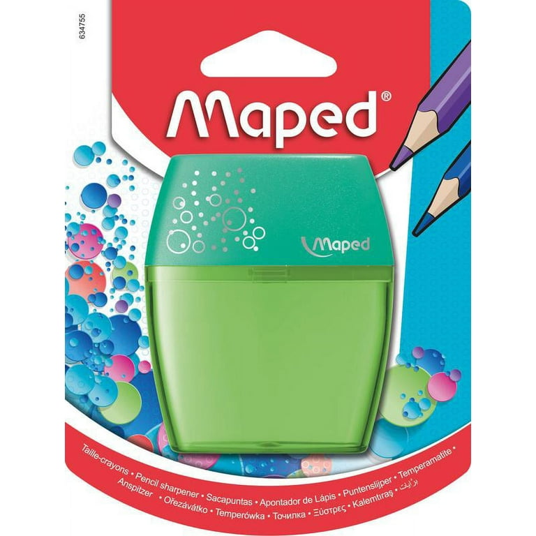 TAILLE CRAYON 2 TROUS AVEC RESERVE MAPED