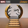 thumbnail image 3 of Figura de Iron Man 1/12 Mk6 de Marvel Infinity War, muñeco con anillo, mesa de demolición, juguete brillante, modelo de robot, juguetes para niños, regalo de cumpleaños, 3 of 5
