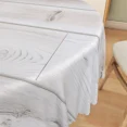 thumbnail image 5 of Tchckioa 60 Inch Round Tablecloth for Kitchen,Stain Proof Table Cloth Cover,White Wooden, 5 of 6