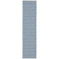 thumbnail image 3 of SAFAVIEH Martha Stewart Cotton Geometric Area Rug, Blue/Grey, 9' x 12', 3 of 4