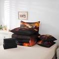 thumbnail image 6 of Castle Fairy Animal Tiger Dragon Bedding Comforter Set,Exotic Style King Bedding Sets, 6 of 8