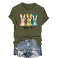 thumbnail image 2 of Mujeres Manga Corta de Verano Tops Día de San Valentín Impreso Cuello Redondo, Camisa de Moda Casual Blusa, 2 of 6