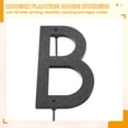 thumbnail image 3 of Uxcell Black House Number, House Address Numbers Sign Large Floating Letter B, 3 of 6