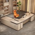 thumbnail image 3 of Drawers Desktop Office Desk Writing Meeting Executive Bedroom Office Desk Conference Scrivanie Per Ufficio Luxury Furniture My Lux Decor Round, 3 of 12