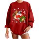 thumbnail image 1 of Sudadera holgada con estampado clásico de perro de Navidad de invierno para mujer Fridja fksj2145, 1 of 5