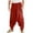 Red, variant on HomeGardon Mens Pants Man Loose Casual Elastic-Waist Drawstring Low-Crotch Yoga Full Length Pants,S-XXXL