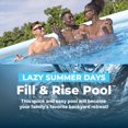 thumbnail image 4 of Bestway Fast Ensemble Piscine Gonflable Ronde 13 Pieds x 33 Pouces, Imprimé Rotin, 4 of 10