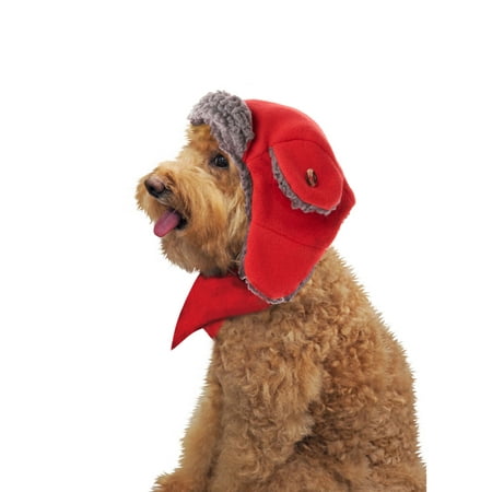 Fetchwear Red Dog Accessory Hat Set, X-Small/Small