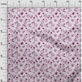thumbnail image 3 of oneOone Rayon Light Pink Fabric Valentine Love Heart Sewing Fabric By The Yard Printed Diy Clothing Sewing Supplies 56 Inch Wide, 3 of 4
