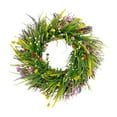 thumbnail image 6 of perfeclan Front Door Spring Wreath Artificial Wreath Simple Fashion Hanging Flower Wreath for Garden Celebration Patio Diameter 40CM, 6 of 9