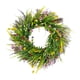 thumbnail image 5 of Corona de primavera para puerta de entrada, corona de flores silvestres, elegante y sencilla corona artificial para Diámetro 35CM, 5 of 9
