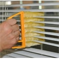 thumbnail image 6 of 2pc Blind Cleaner Tool Mini Venetian Blind Duster Brush, 7-Slat Design 200% Efficiency, Detachable Washable Cotton Bristles ABS Handle, Hanging Storage, 6 of 9