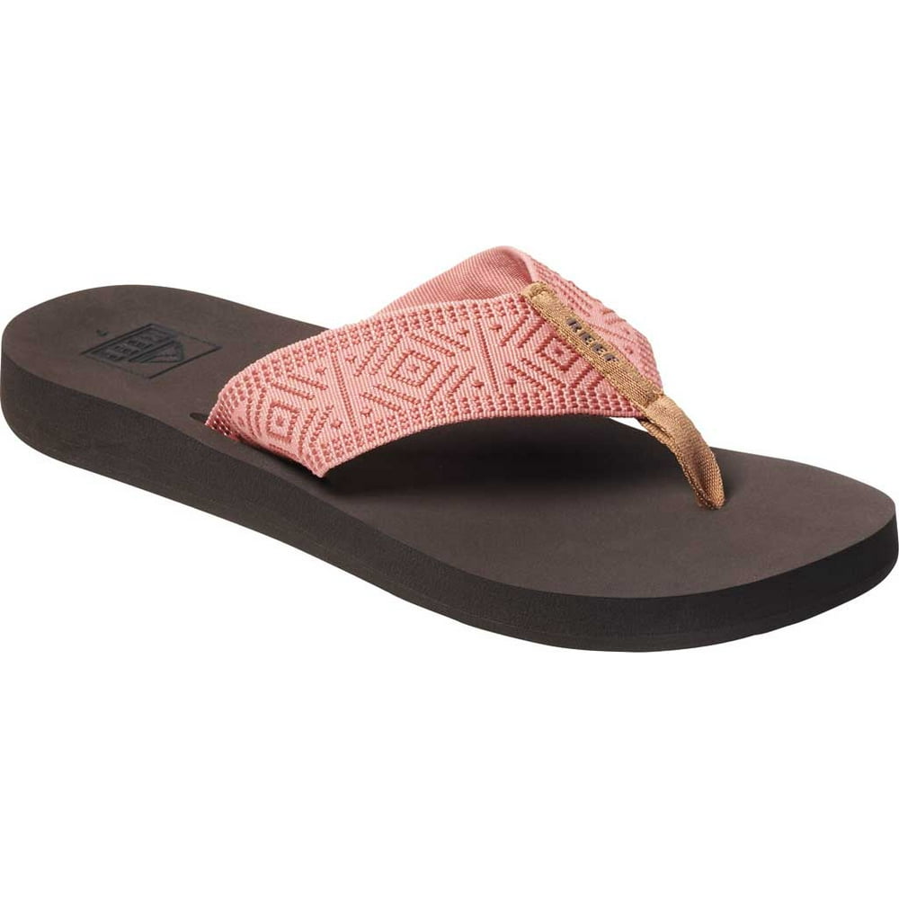 REEF Women's Reef Spring Woven Flip Flop Dusty Coral Recycled