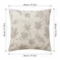 thumbnail image 2 of ZZAIXHL Autumn Decorative Pillows for Bed 18x18 inch Set of 1 Fall Beige Embroidered Pumpkin Case Thanksgiving Pillows for Sofa Couch, 2 of 4