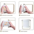 thumbnail image 5 of Lámpara de cabecera táctil LED regulable Lámpara de escritorio vintage con mango de madera 3 niveles de brillo Lámpara de mesa portátil plegable con función táctil para dormitorio, 5 of 5