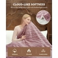 thumbnail image 3 of EcoSummer King Size Electric Blanket Dual Control, 10 Heat & Timer Settings, Fast Heating Sherpa Blanket 90"x100", ETL Certified, Dusty Pink, 3 of 9
