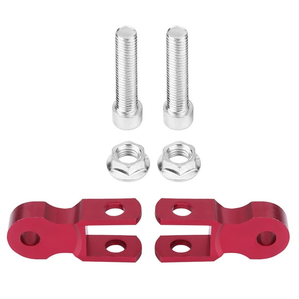 Elevador de amortiguadores, 2 piezas Amortiguadores de aleación de amortiguación universales para motocicletas Amortiguadores diseñados para precisión