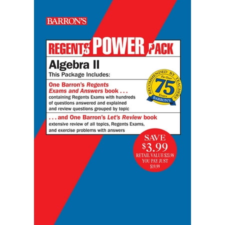 Saxon Algebra Test Answers Regents Algebra II Power Pack : Let's Review Algebra II + Barron's Regents Exams and Answers: Algebra II ()