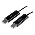 thumbnail image 2 of StarTech.com 2 Port USB Keyboard Mouse Switch Cable w/ File Transfer for PC and Mac�� - USB File Transfer Cable - Dual Port USB KM Switch (SVKMS2) - Direct connect adapter - USB 2.0 - USB 2.0 - black, 2 of 4