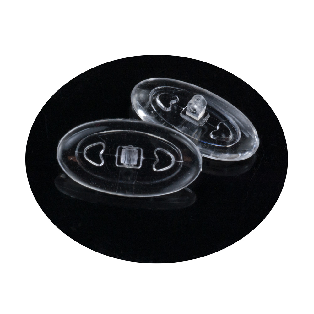 GMS Optical Silicone Nose Pads for Glasses OVAL (ScrewIn, 10 PAIR