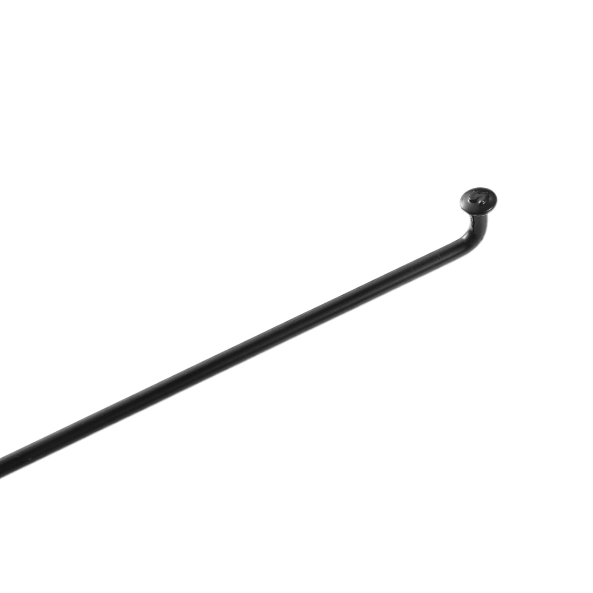 Unique Bargains 40Pcs Bicycle Steel Spokes 13G Bike Spoke with Nipples Black 11.42"