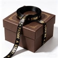 thumbnail image 3 of Cififendec Graduation Satin Ribbon, 354.33", Gold Foil Printed Congrats Grad Decorative Ribbon, Smooth Fabric Ribbon for Gift Wrapping, Bouquets & Party Crafts, 3 of 5
