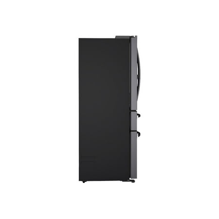 Samsung - 28  cu. ft. 4-Door French Door Refrigerator with FlexZone Drawer - Black stainless steel